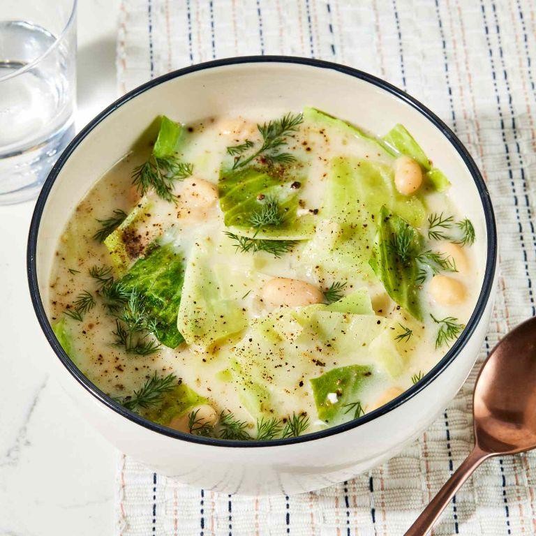 Simple Garlicky Cabbage Soup