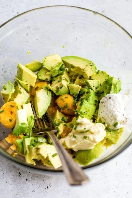 Skinny Girl Weight Watchers Avocado Egg Salad