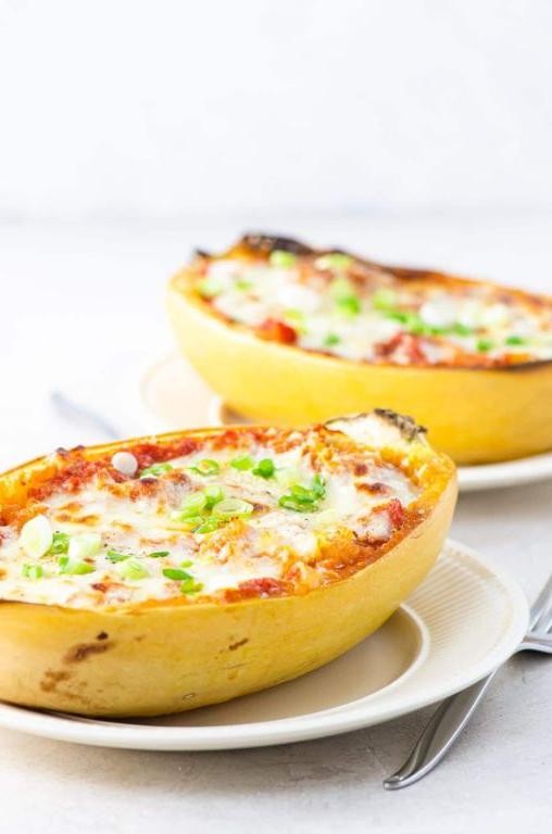 Skinny Girl Weight Watchers Spaghetti Squash with Marinara