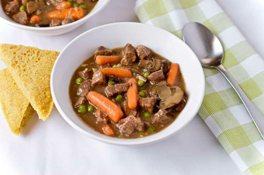 Slow Carb Beef and Mushroom Stew