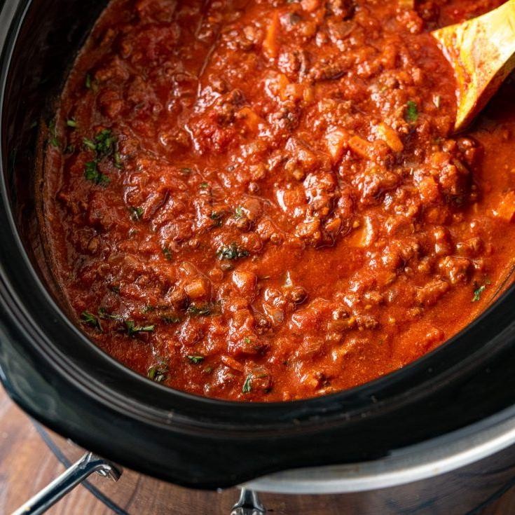 Slow Cooker Bolognese Sauce