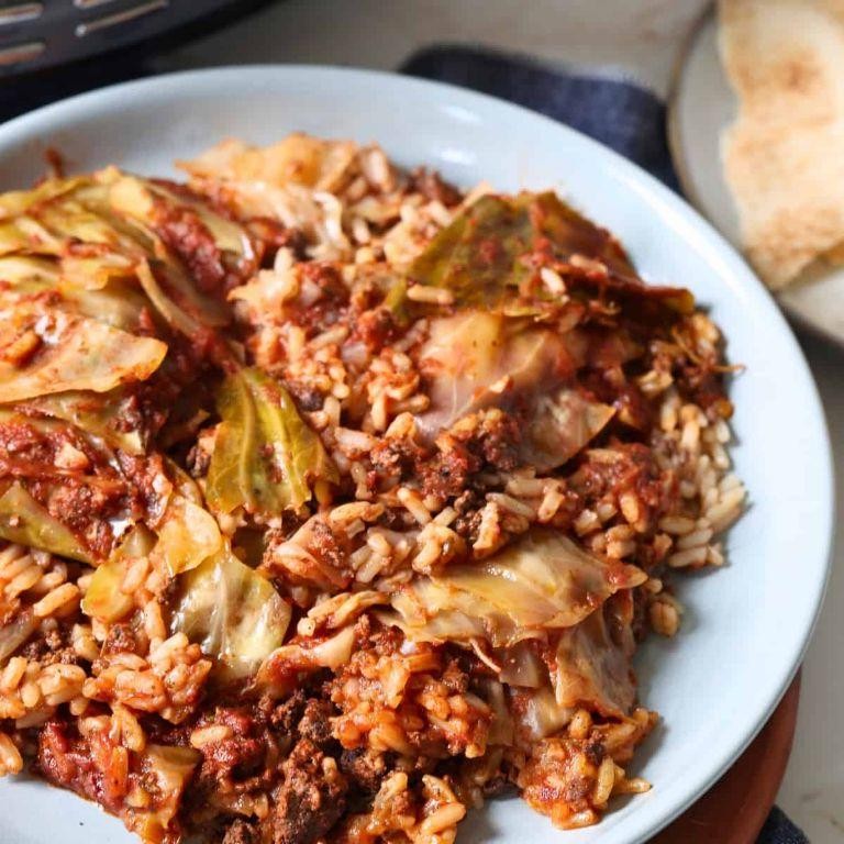 Slow Cooker Cabbage Roll Casserole
