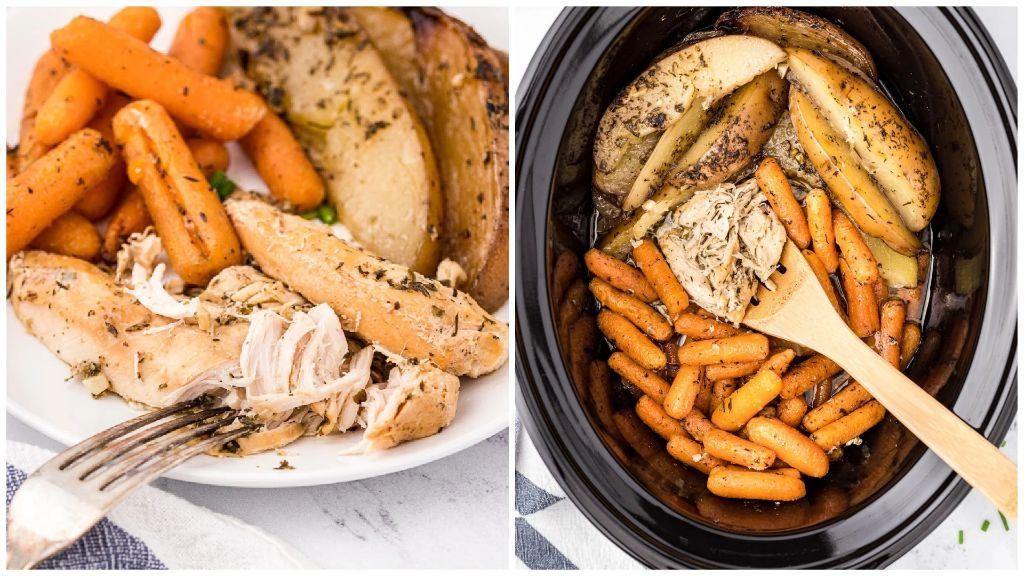 Slow Cooker Garlic Butter Chicken