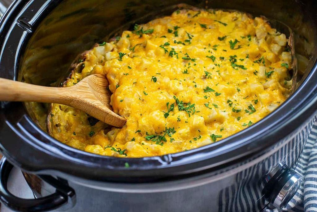 Slow Cooker Hash Brown Casserole
