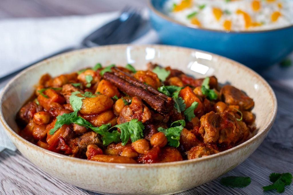Slow Cooker Moroccan Lamb Tagine