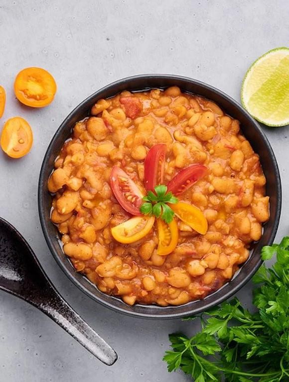 Slow-Cooked Dried Fava Bean Soup