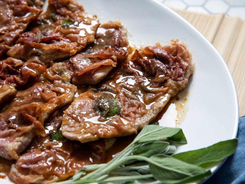 Slow-Cooked Veal Saltimbocca in Rich Gravy