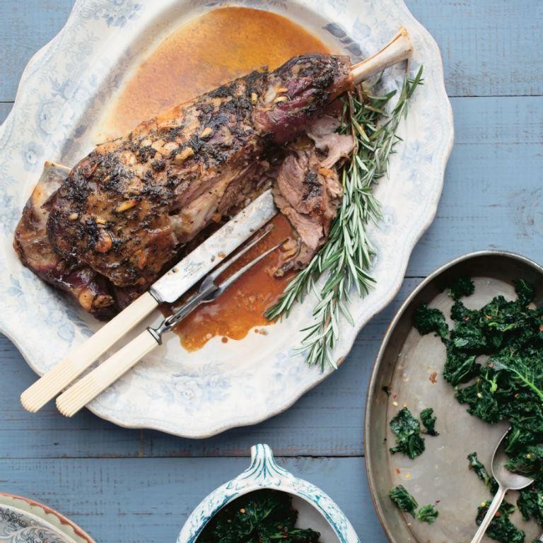 Slow-Roasted Garlic and Herb Lamb Shoulder