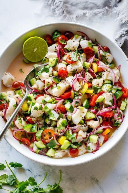 Smelt Ceviche with Lime and Cilantro