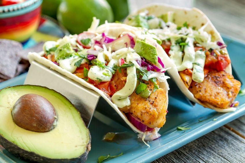 Smelt Tacos with Avocado Lime Crema