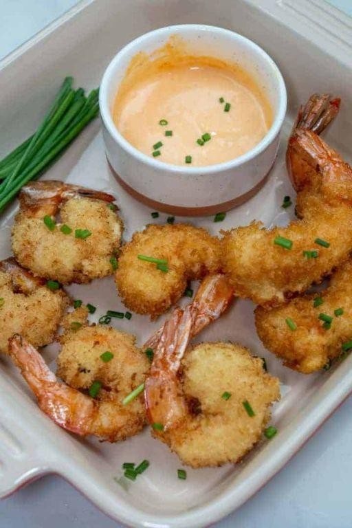 Smelt Tempura with Spicy Mayo Dip