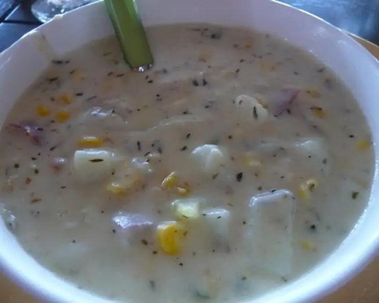 Smoked Gouda Corn Chowder