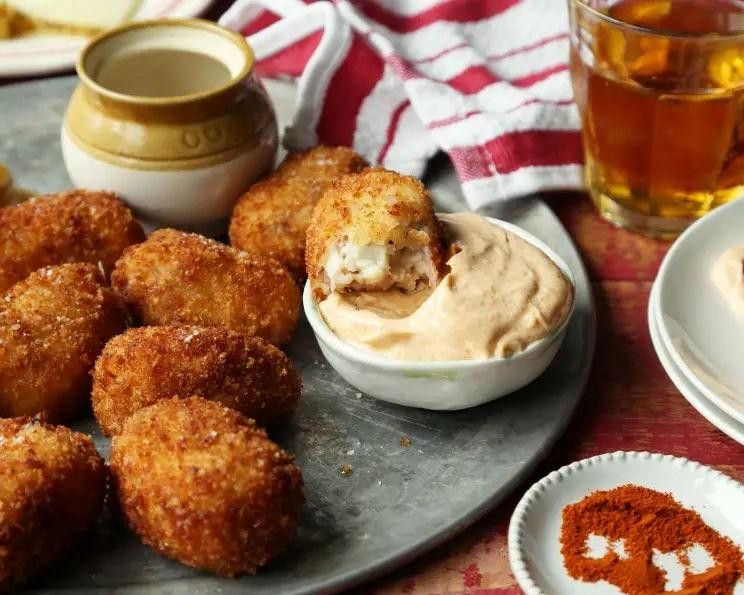 Smoked Herring Croquettes with Aioli