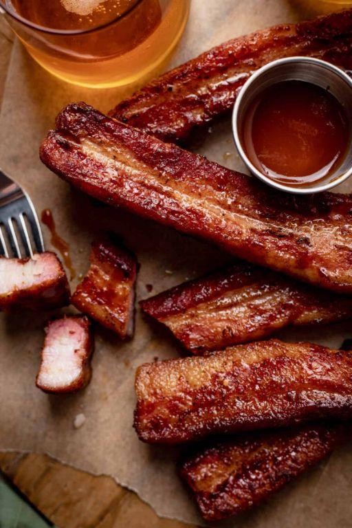 Smoked Pork Belly Strips
