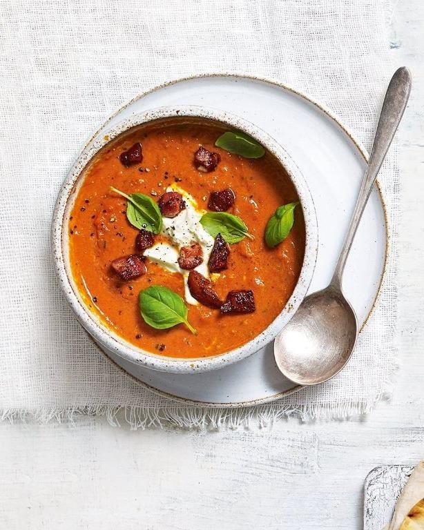 Smoky Bacon and Tomato Bisque