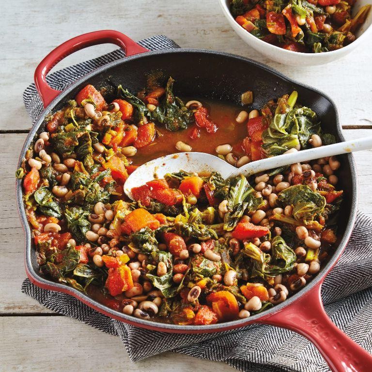 Smoky Black-Eyed Pea and Collard Soup