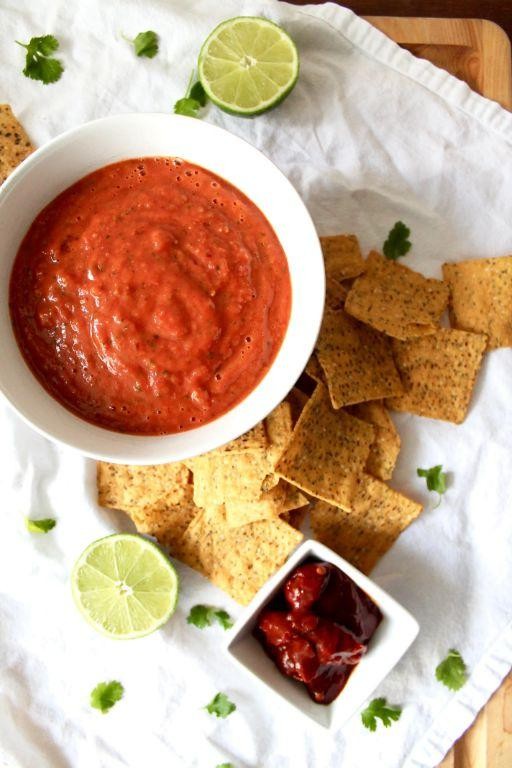 Smoky Chipotle Cherry Tomato Salsa