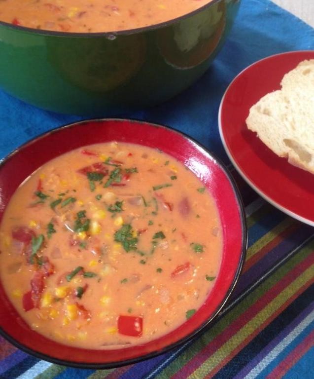 Smoky Chipotle Corn Chowder