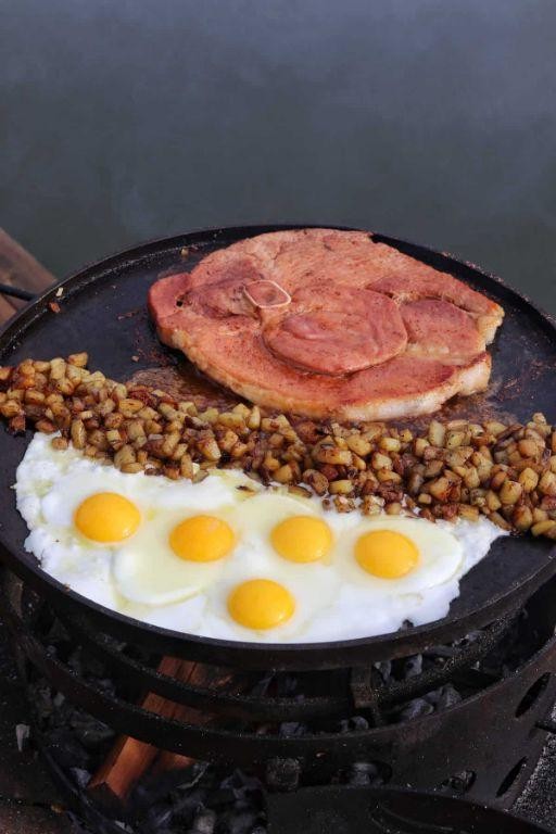 Smoky Chipotle Grilled Ham Steak