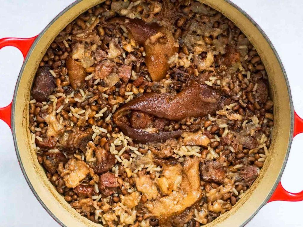 Smoky Hoppin John with Ham Hocks