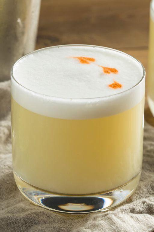 Smoky Mezcal Pisco Sour