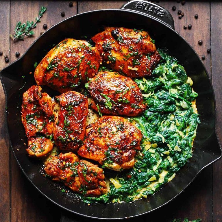 Smoky Paprika Chicken Thigh Skillet