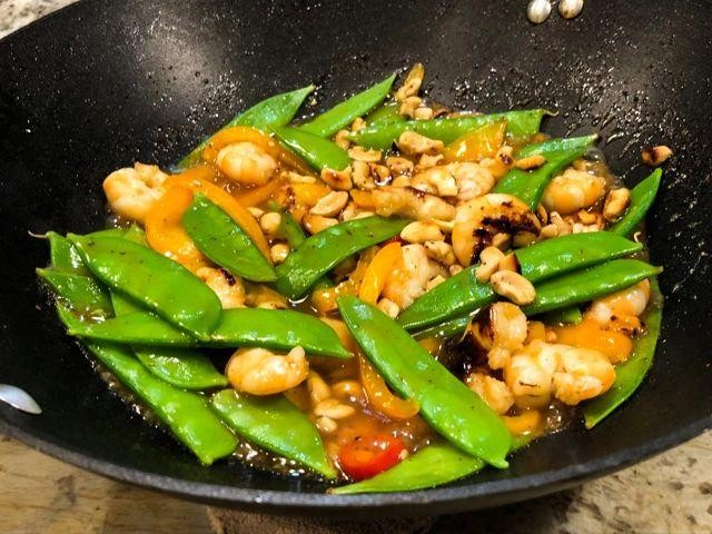 Snow Pea and Cashew Nut Stir-Fry