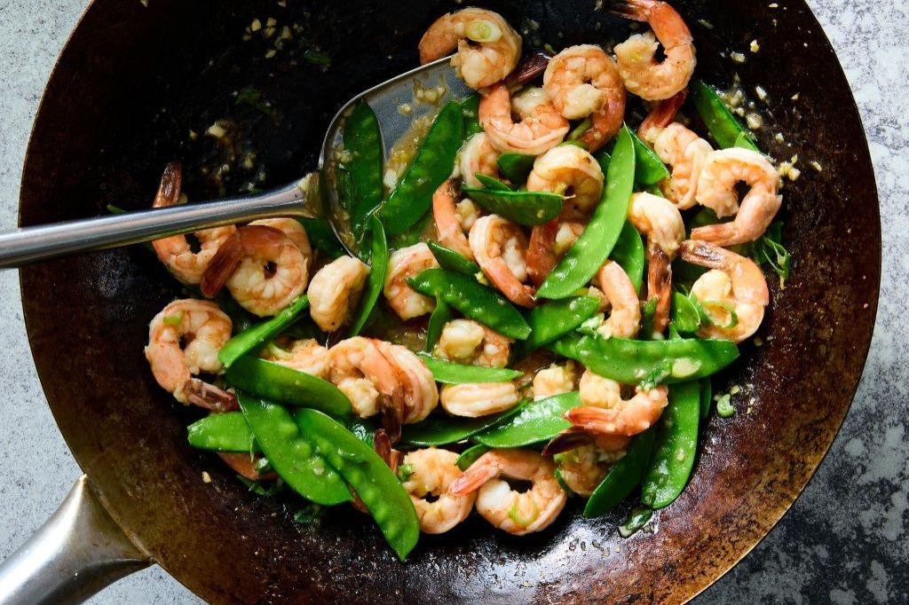 Snow Pea and Shrimp Stir-Fry
