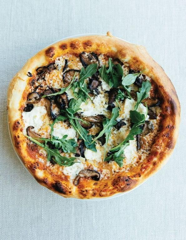 Sourdough Discard Pizza with Caramelized Onions and Goat Cheese