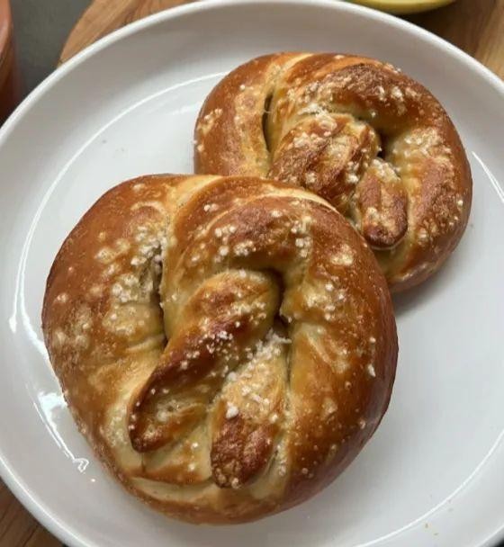 Sourdough Discard Soft Pretzels with Mustard Dip