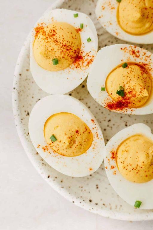 Southern Deviled Eggs with Paprika and Mustard