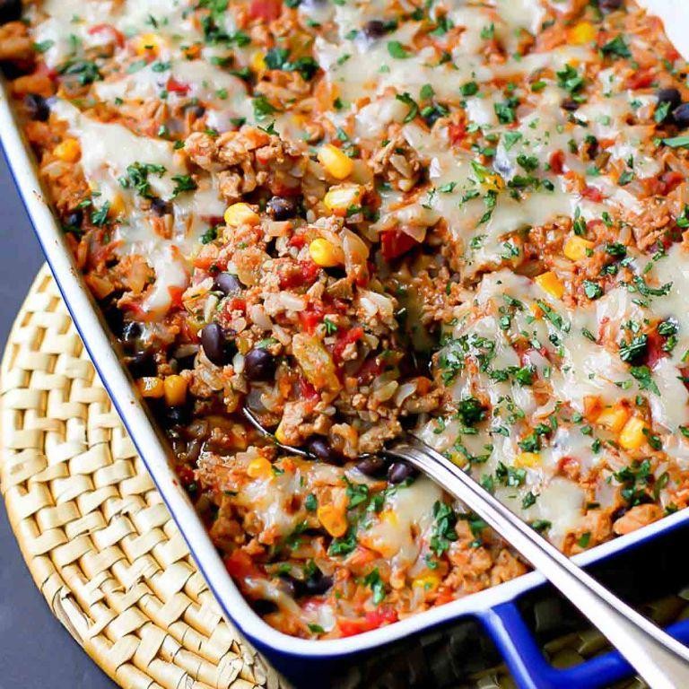Southwest Turkey and Rice Casserole