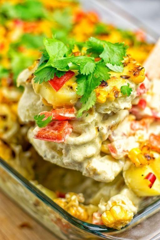 Southwestern Corn and Potato Casserole