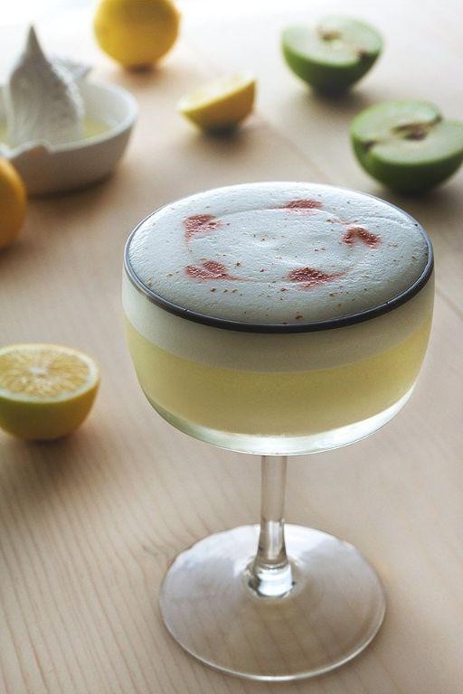 Spiced Apple Pisco Sour