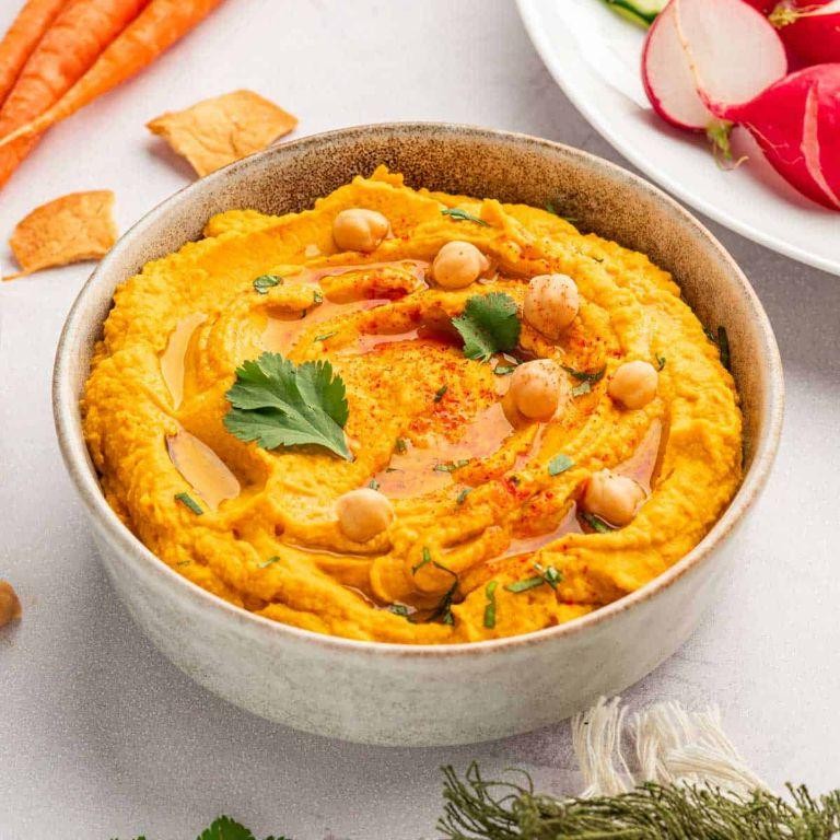 Spiced Canned Carrot Hummus