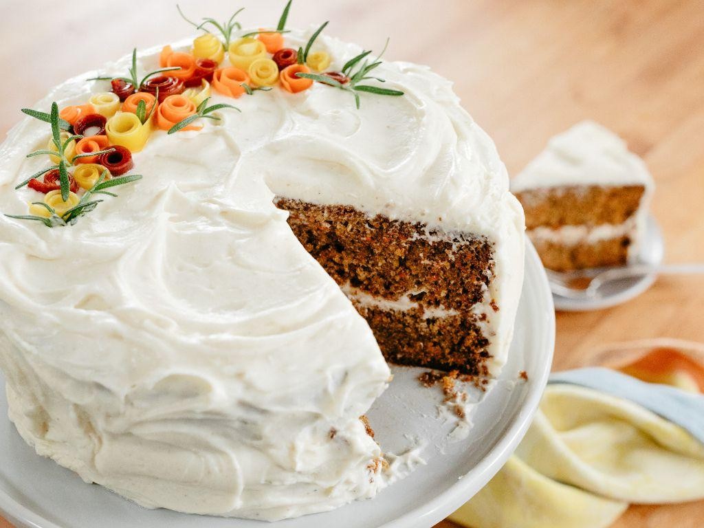 Spiced Carrot Cake with Cream Cheese Frosting