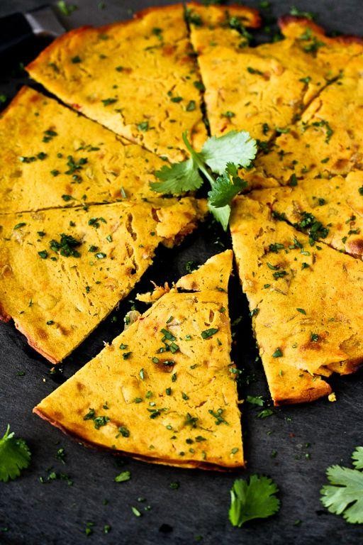 Spiced Chickpea Flour Flatbread