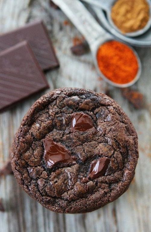 Spiced Chocolate Chile Cookies
