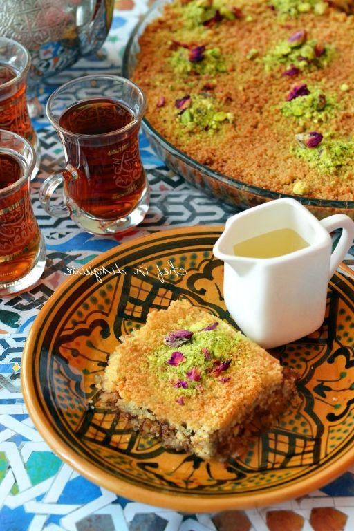 Spiced Knafeh with Cinnamon and Clove Syrup