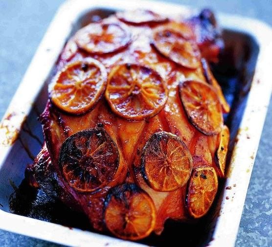 Spiced Orange and Clove Baked Ham