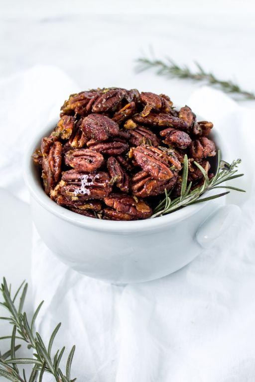 Spiced Pecans with Rosemary