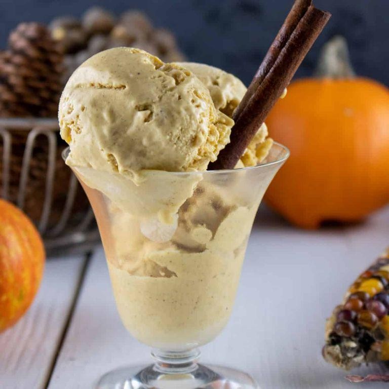Spiced Pumpkin Ice Cream