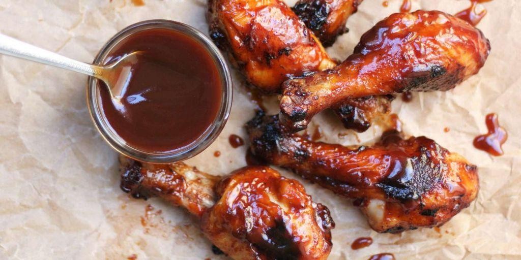 Spicy BBQ Glazed Chicken Drumsticks