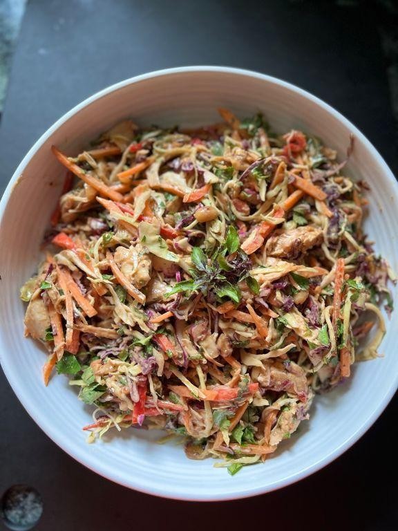 Spicy Bang Bang Chicken Salad
