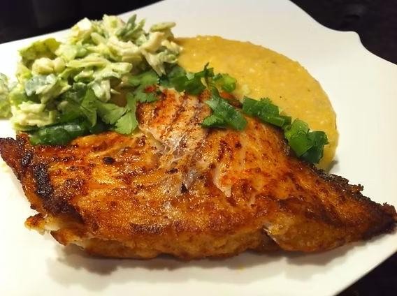 Spicy Cajun Air Fryer Flounder