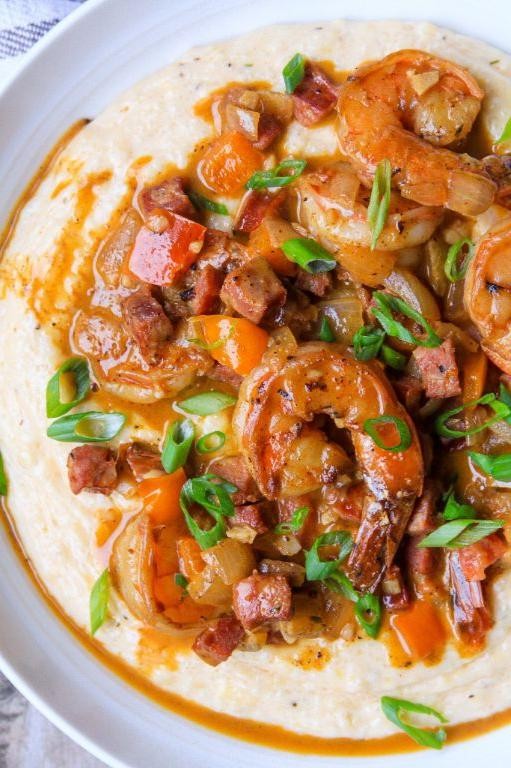 Spicy Cajun Grits with Andouille Sausage