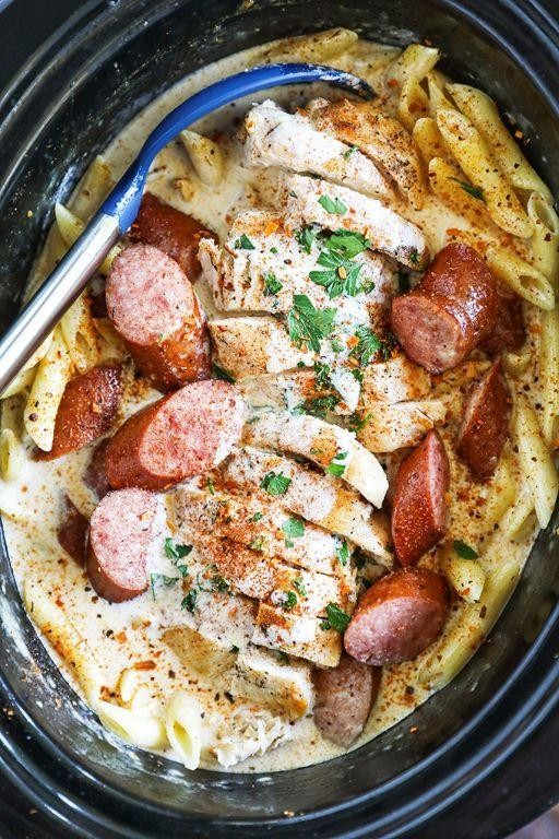 Spicy Cajun Slow Cooker Chicken