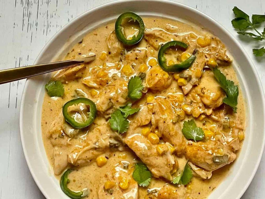 Spicy Chicken Divan with Jalapeños and Cheddar