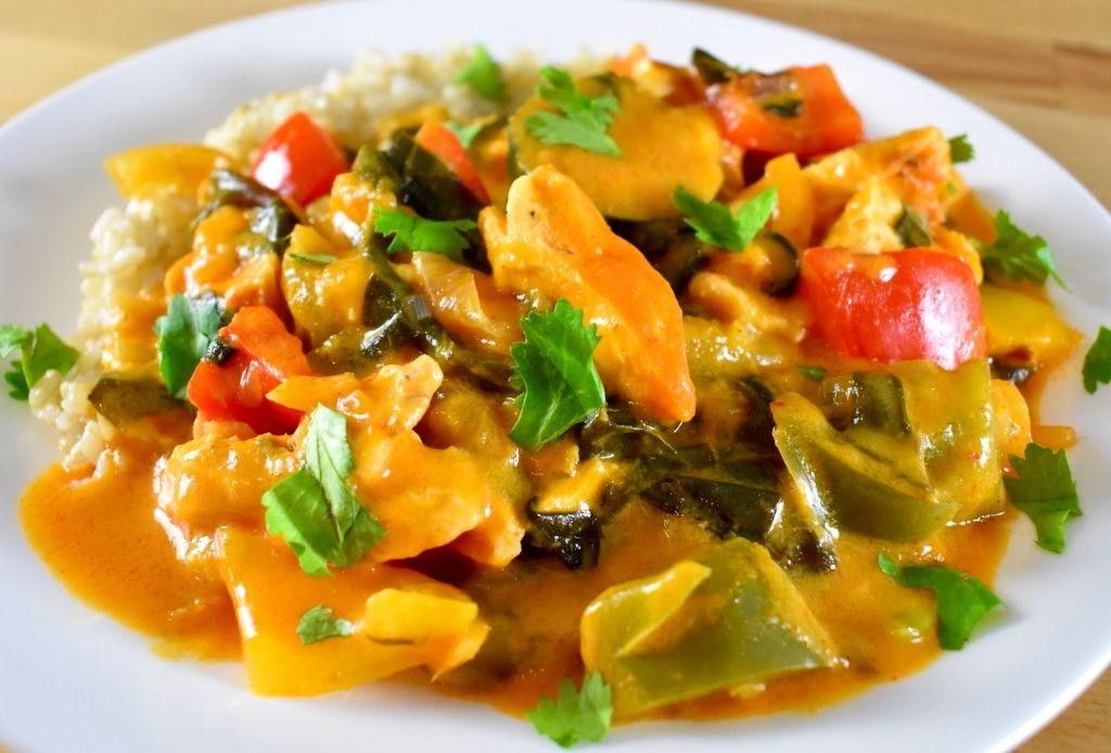 Spicy Chicken of the Woods Curry