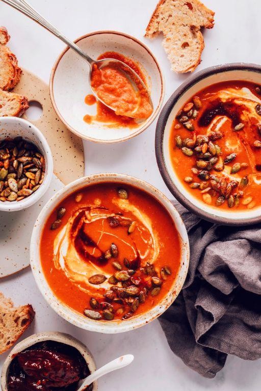 Spicy Chipotle Tomato Vita Mix Soup